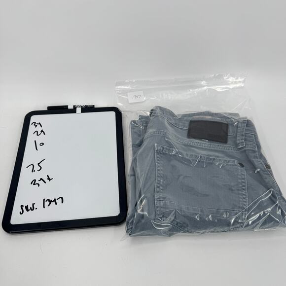 Mavi Jeans Mens 34x29 ACTUAL Zach Straight Leg Dusty Blue Denim - Picture 8 of 8